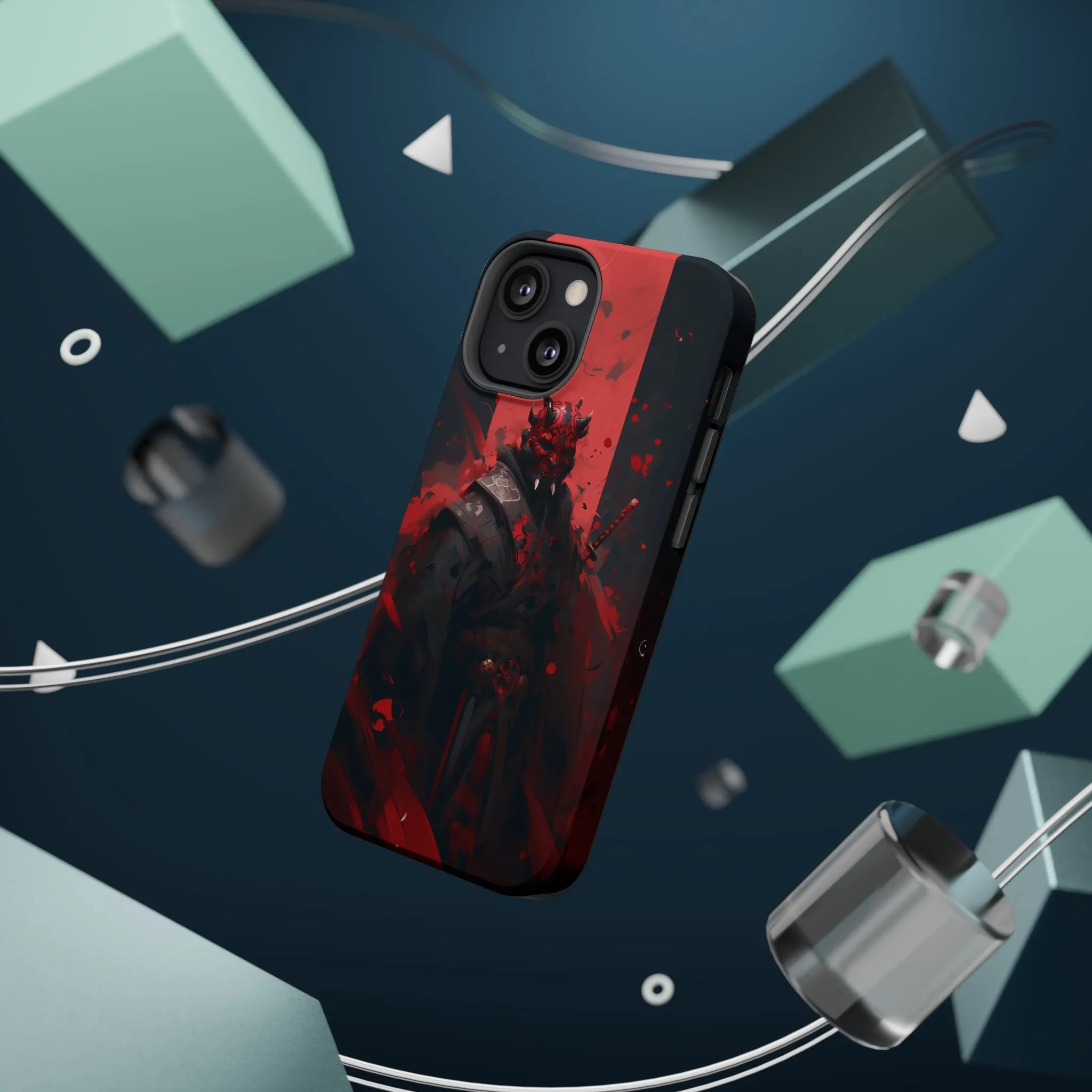 MagSafe Tough iPhone Case - Darth Maul Samurai High Detail