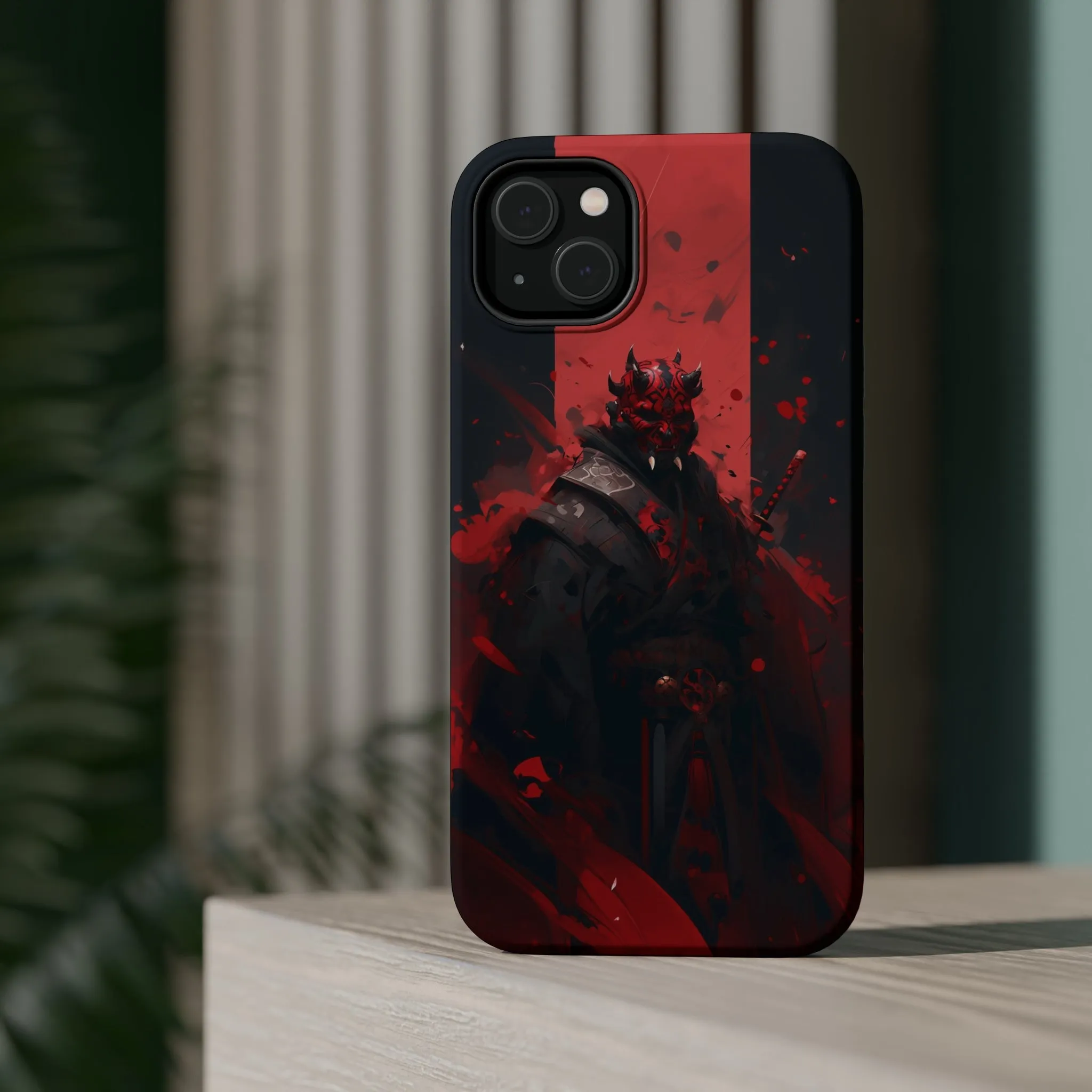 MagSafe Tough iPhone Case - Darth Maul Samurai High Detail