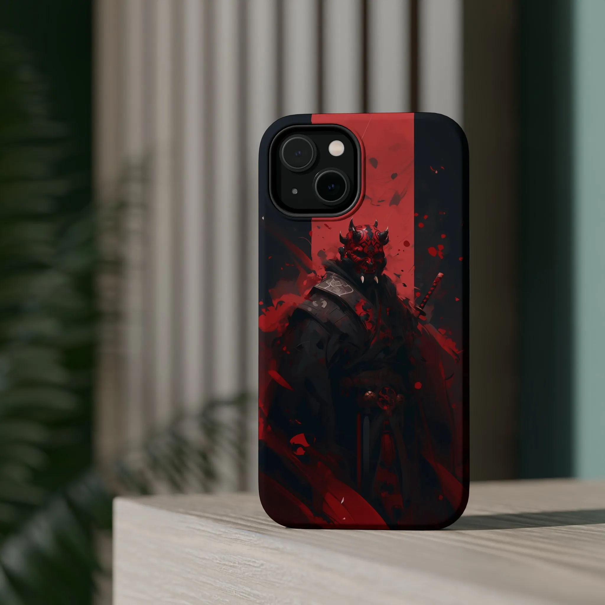 MagSafe Tough iPhone Case - Darth Maul Samurai High Detail