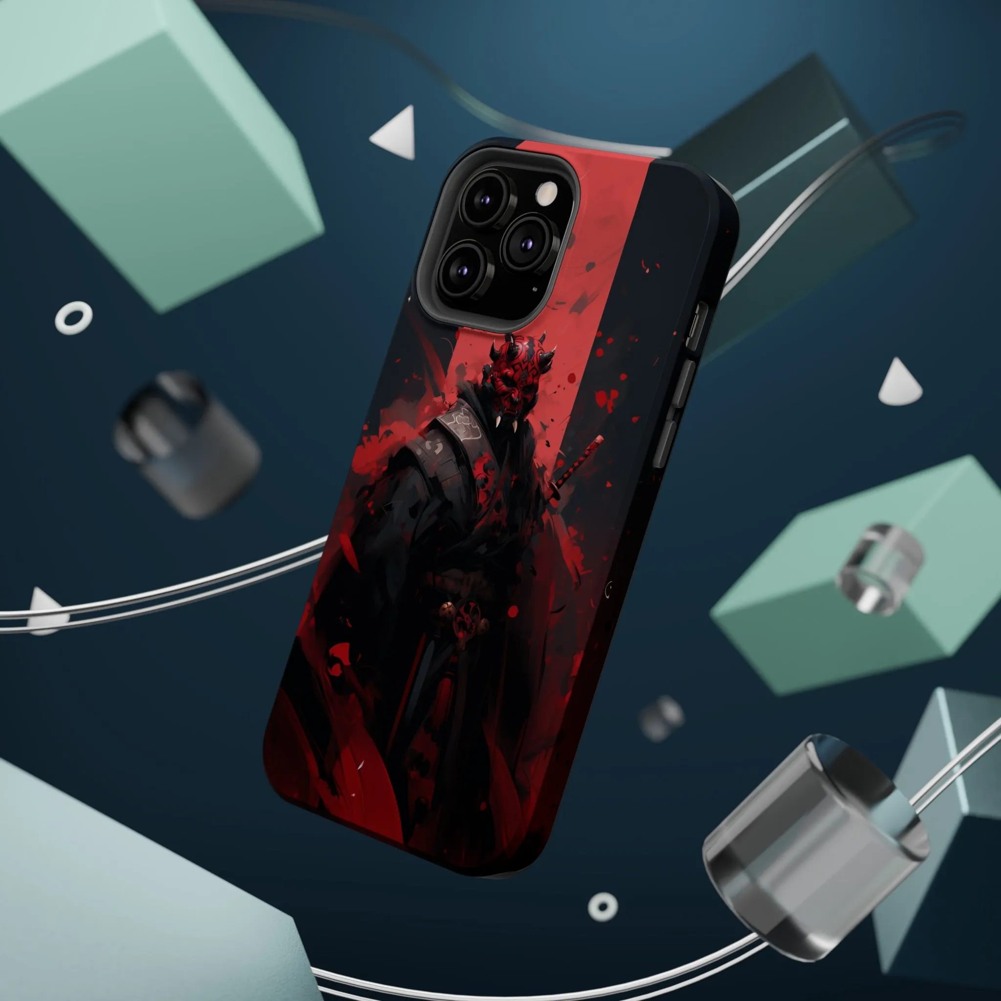 MagSafe Tough iPhone Case - Darth Maul Samurai High Detail