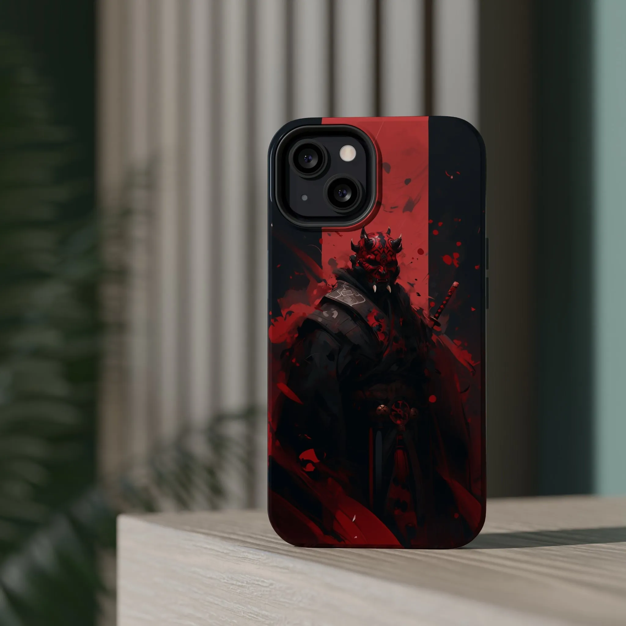 MagSafe Tough iPhone Case - Darth Maul Samurai High Detail