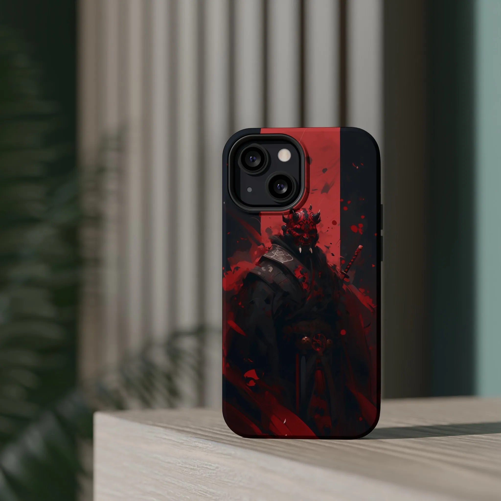 MagSafe Tough iPhone Case - Darth Maul Samurai High Detail