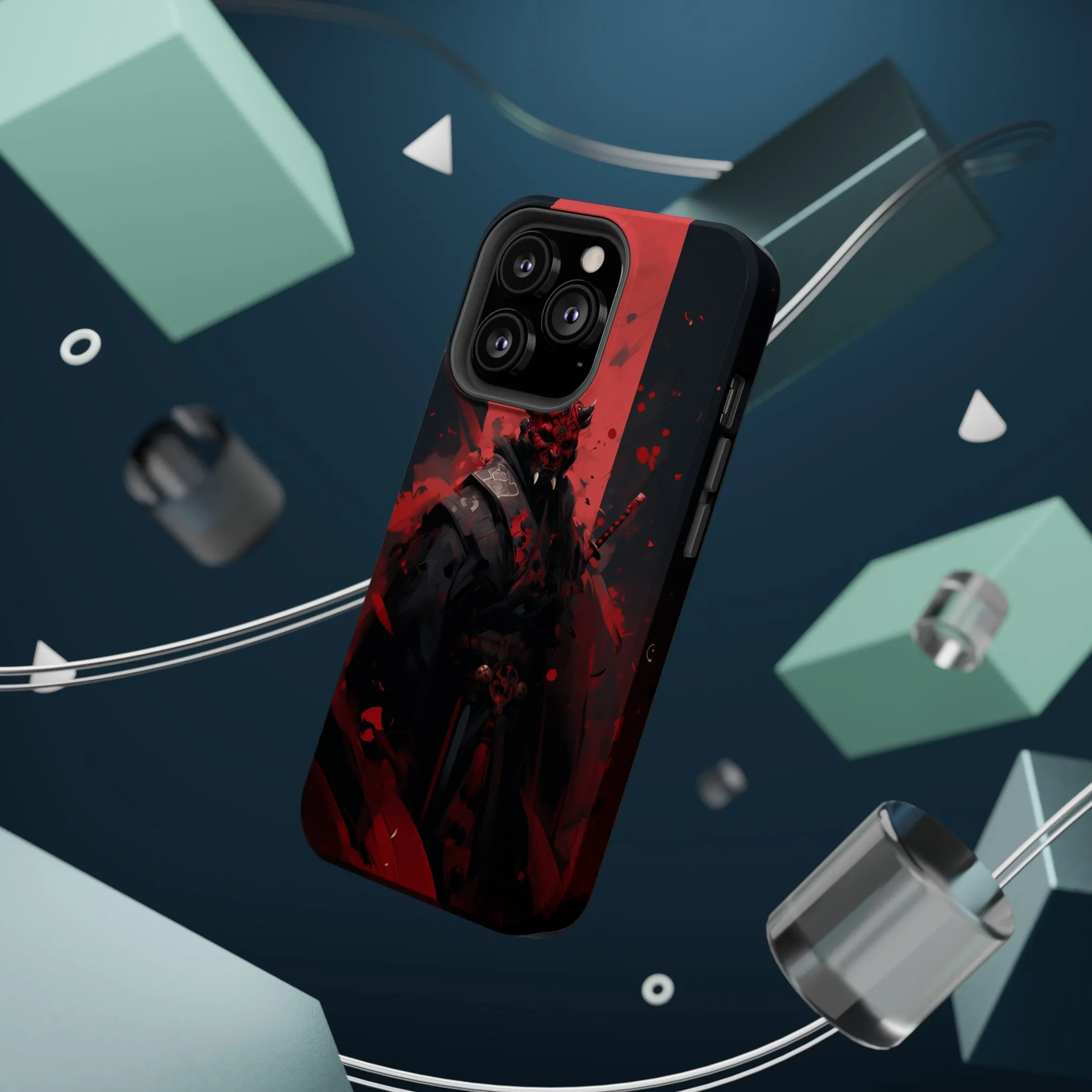 MagSafe Tough iPhone Case - Darth Maul Samurai High Detail
