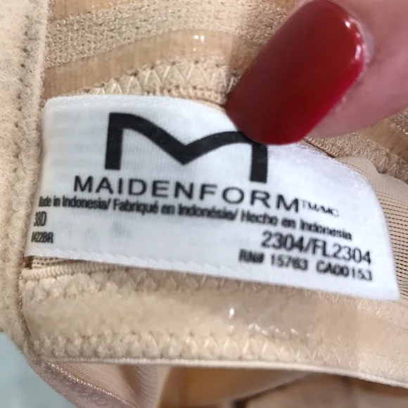 Maidenform Women's Firm Control Strapless Convertible Full Slip 38D New