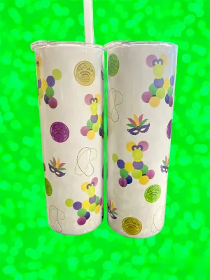Mardi Gras 20oz Tumblers