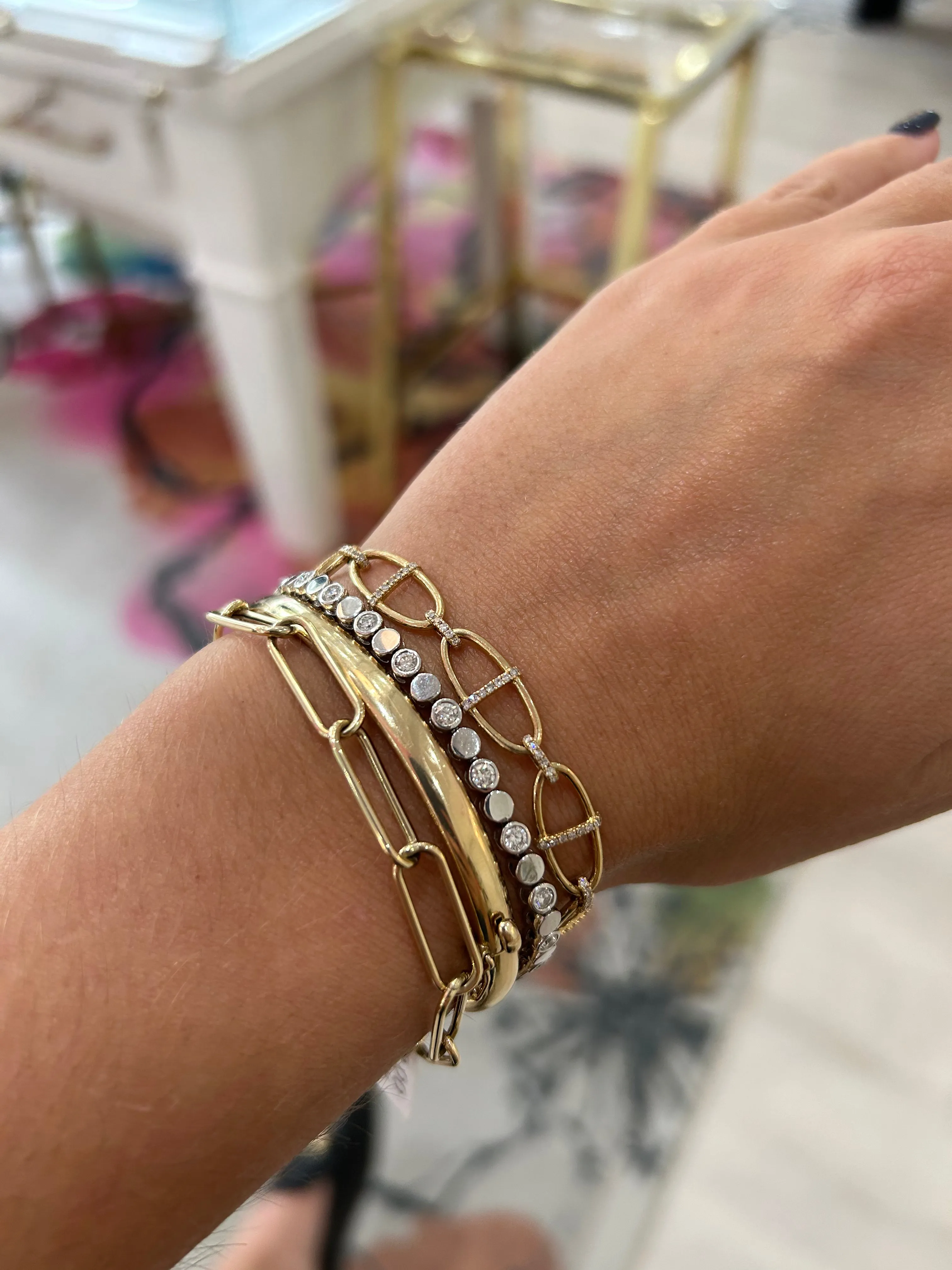 Marques Diamond Link Bracelet