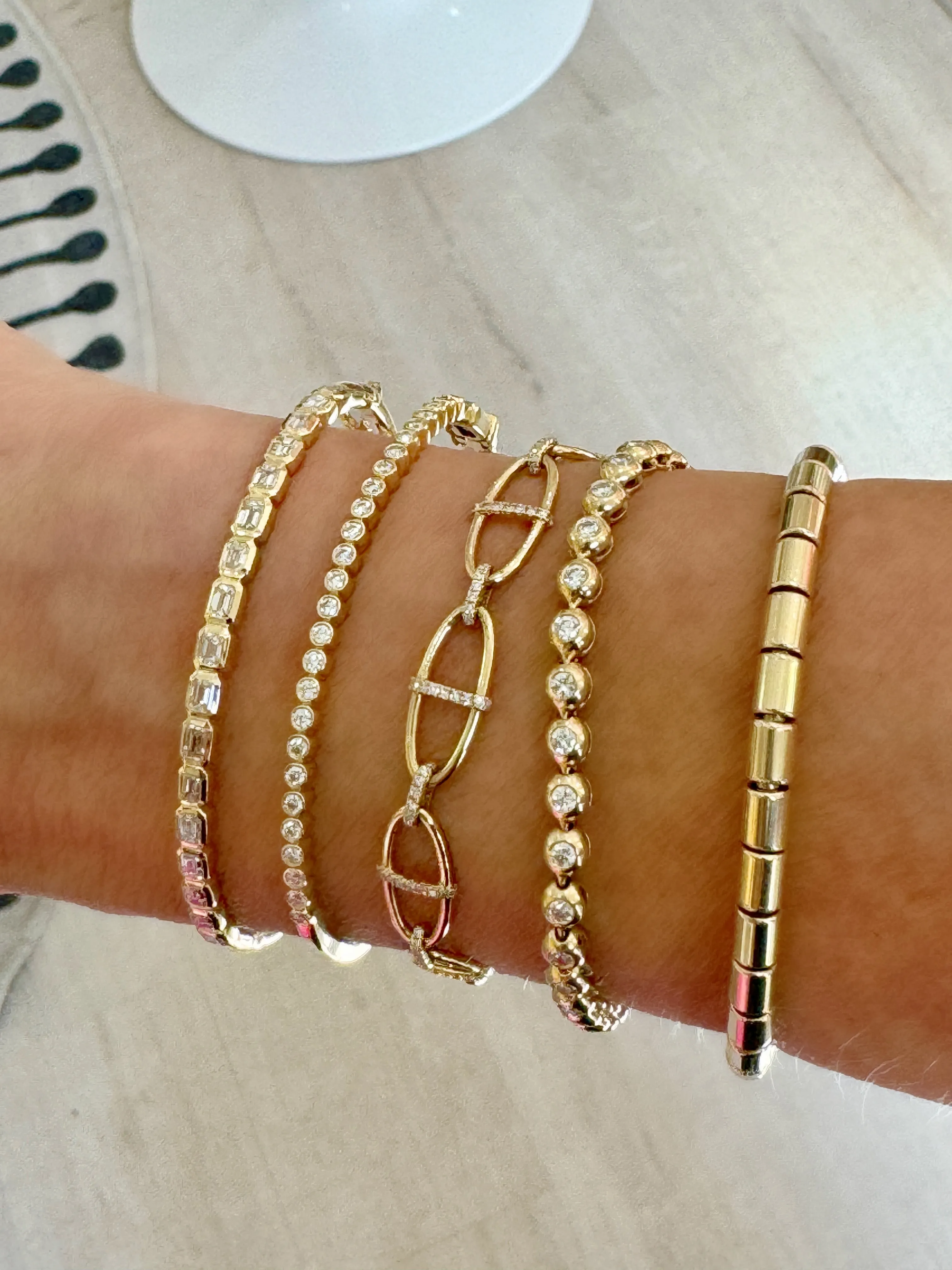 Marques Diamond Link Bracelet