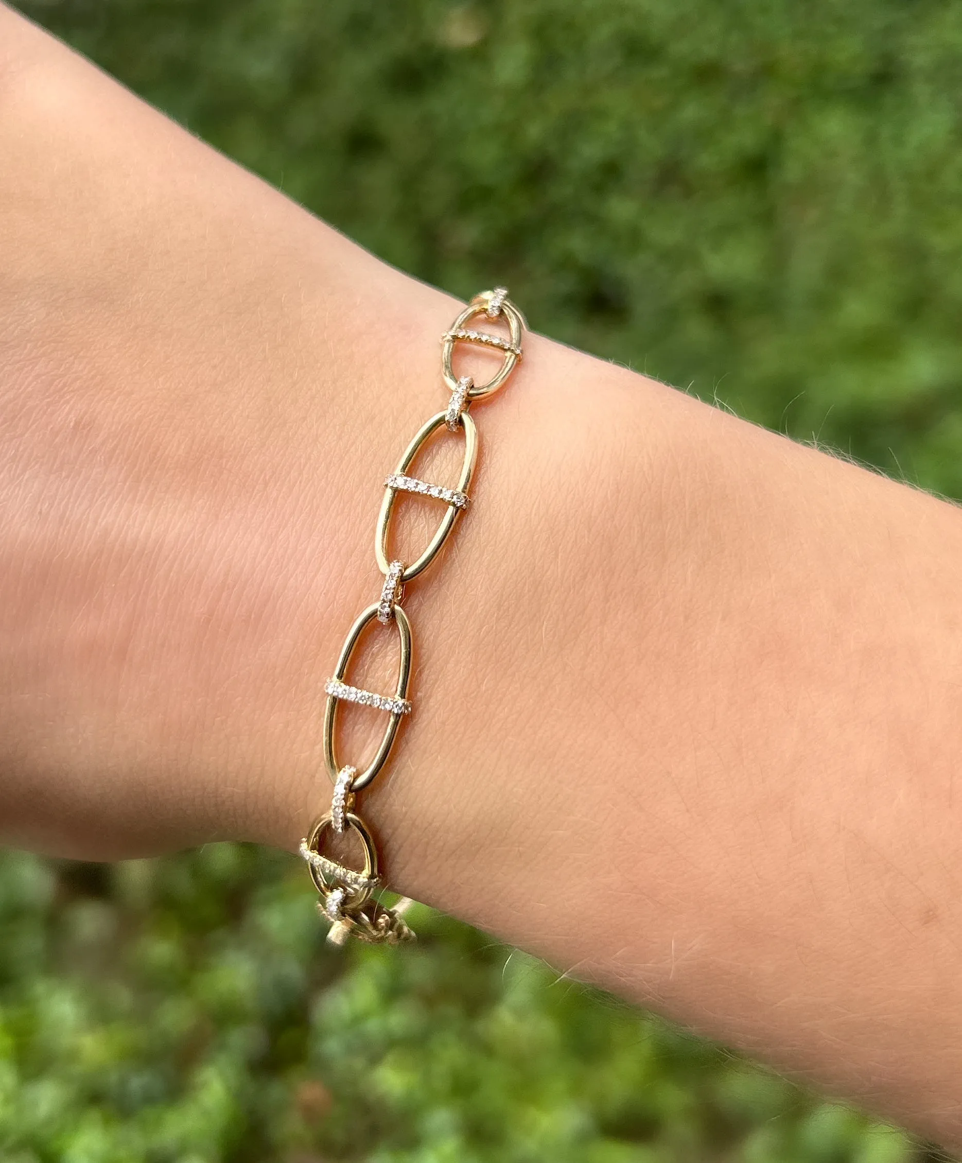 Marques Diamond Link Bracelet