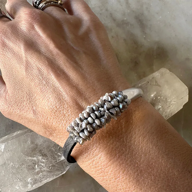 Martell Heishi Pearl Cuff
