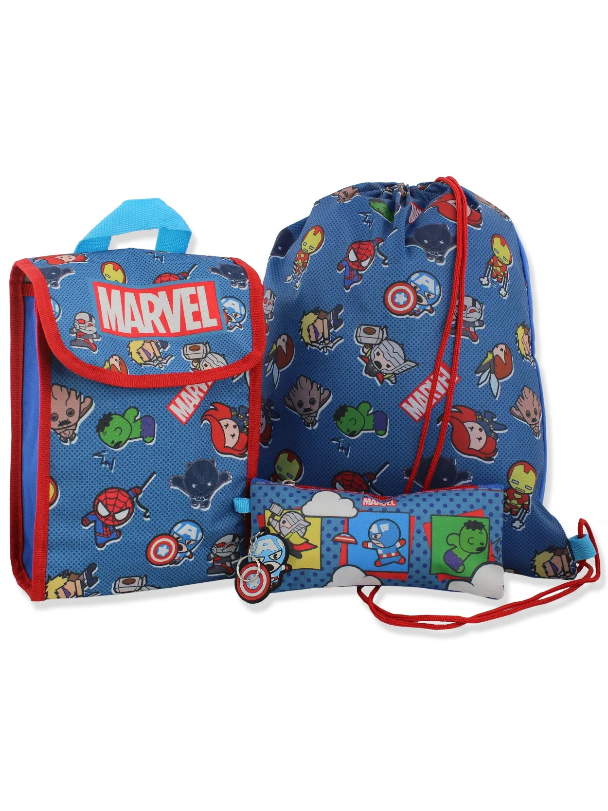 Marvel Kawaii 16" Backpack 5-Piece School Set
