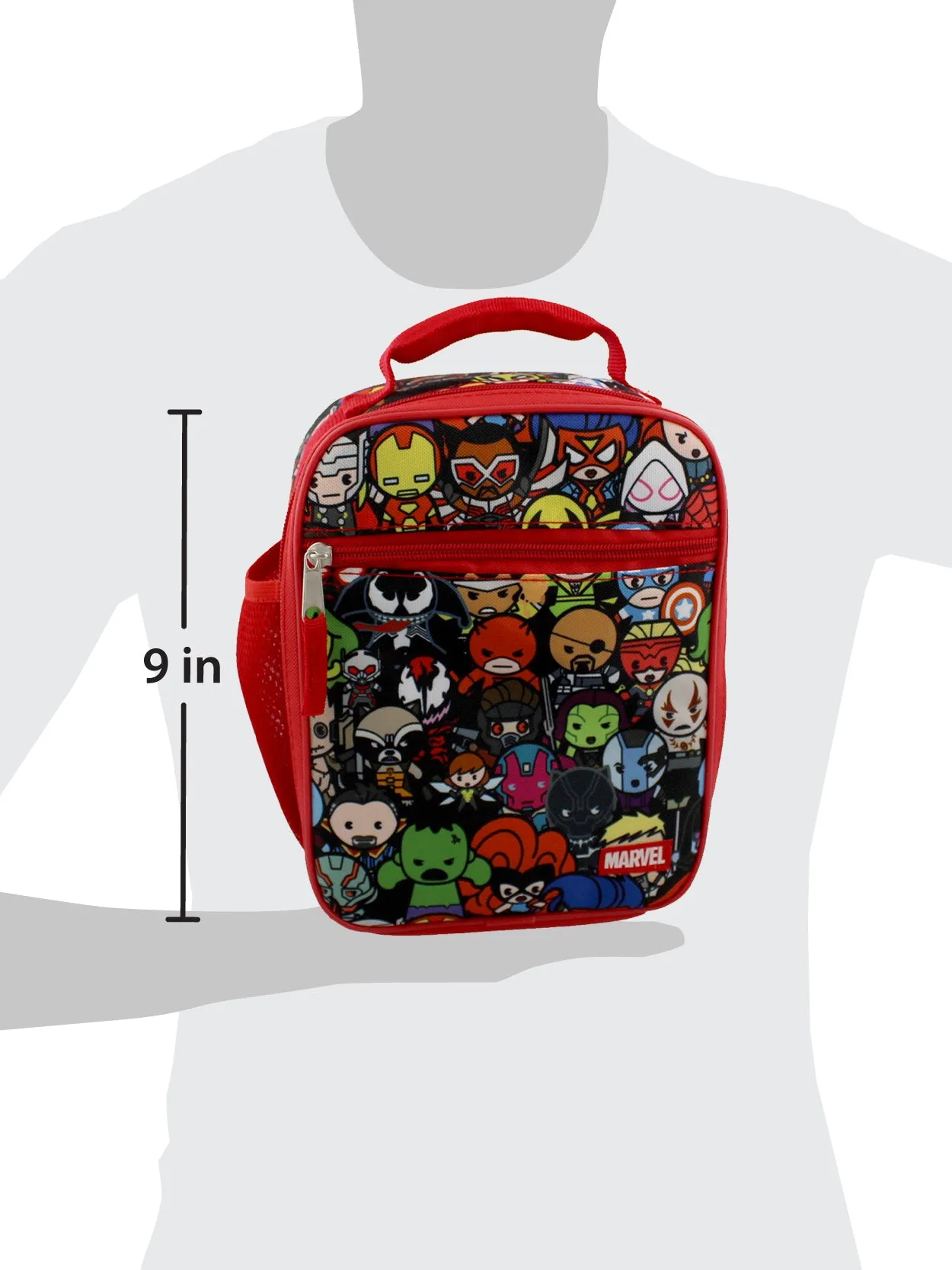 Marvel Kawaii Avengers Insulated School Lunch Box