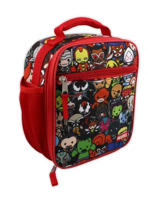 Marvel Kawaii Avengers Insulated School Lunch Box