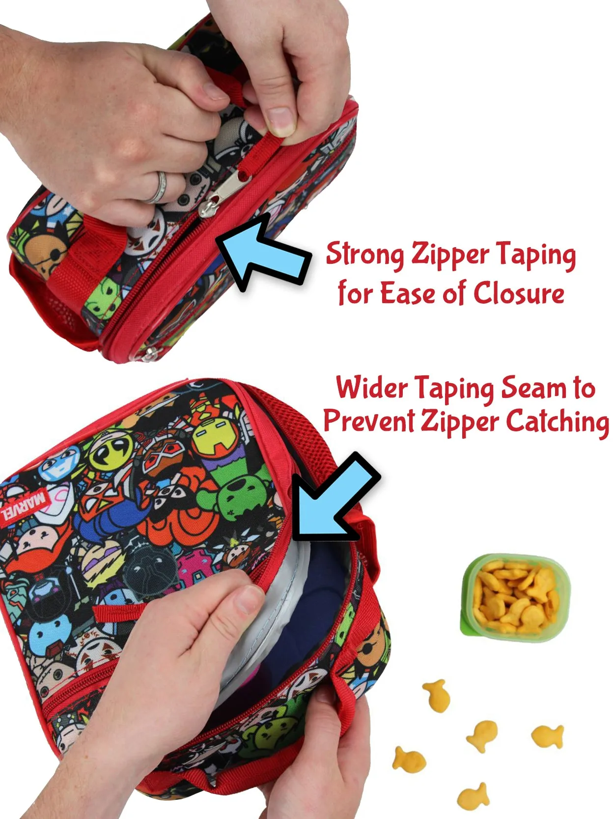 Marvel Kawaii Avengers Insulated School Lunch Box