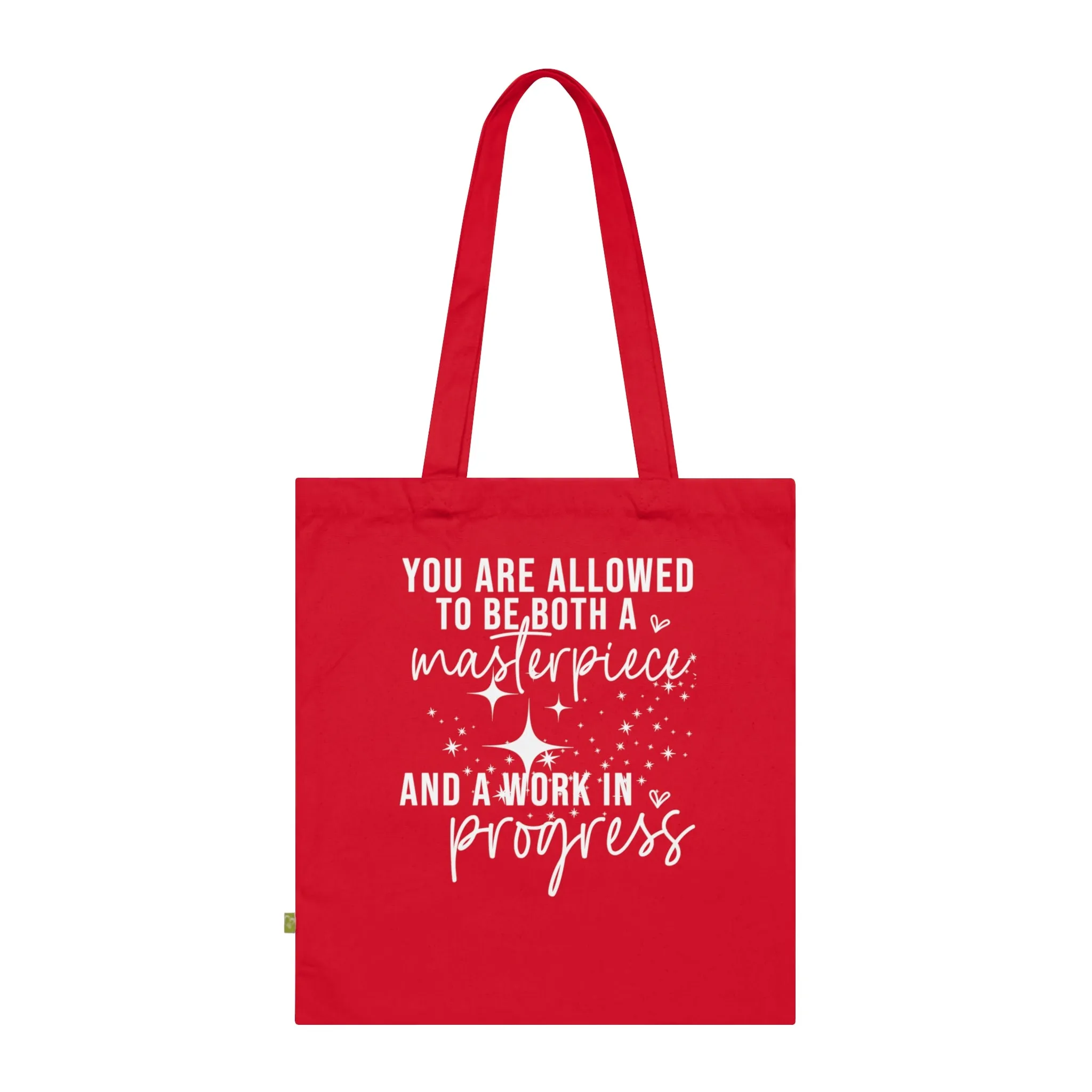 Masterpiece Work in Progress, Organic Tote (Colorful), Printed