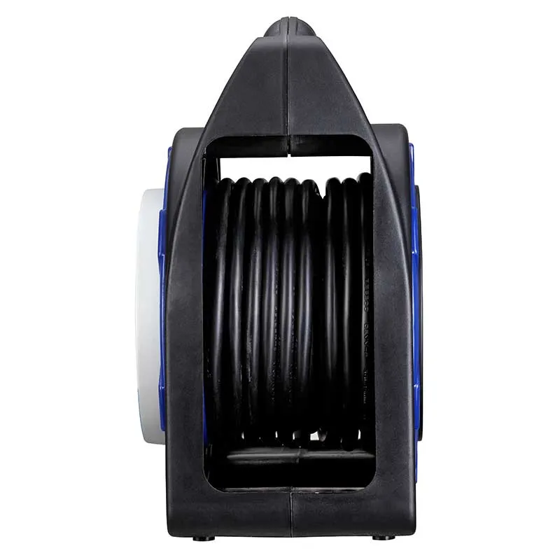 Masterplug HBT2013/4BL 4 Socket 20m 13A Case Reel - Blue