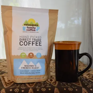 Maximo's French Roast Coffee (dark) | Robust and Smoky, Nutty, Extreme