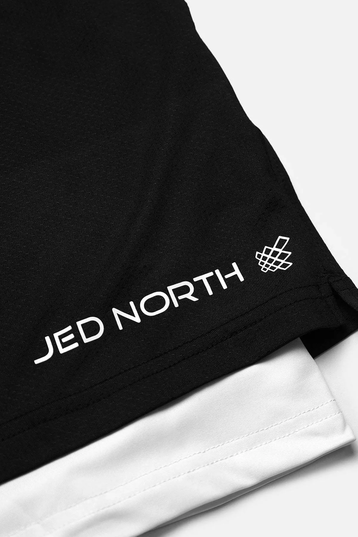 Men's 2-In-1 7" Gym Shorts - Black