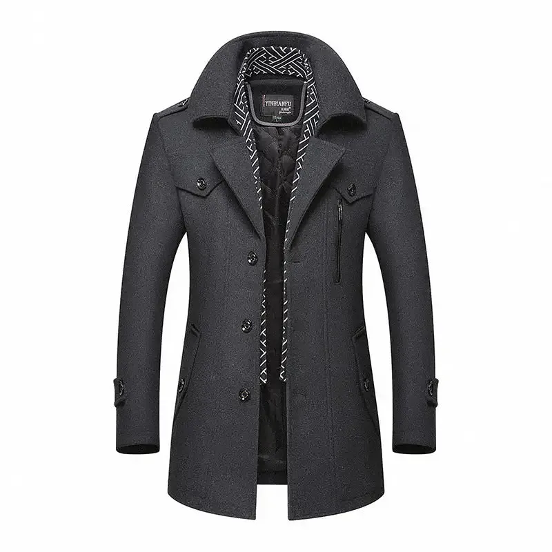 Men's Duster Trench Coat