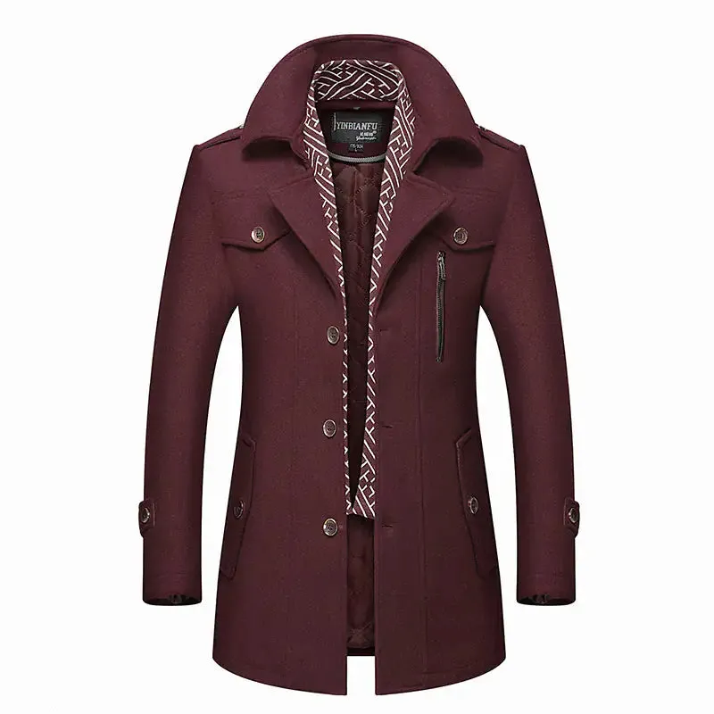 Men's Duster Trench Coat