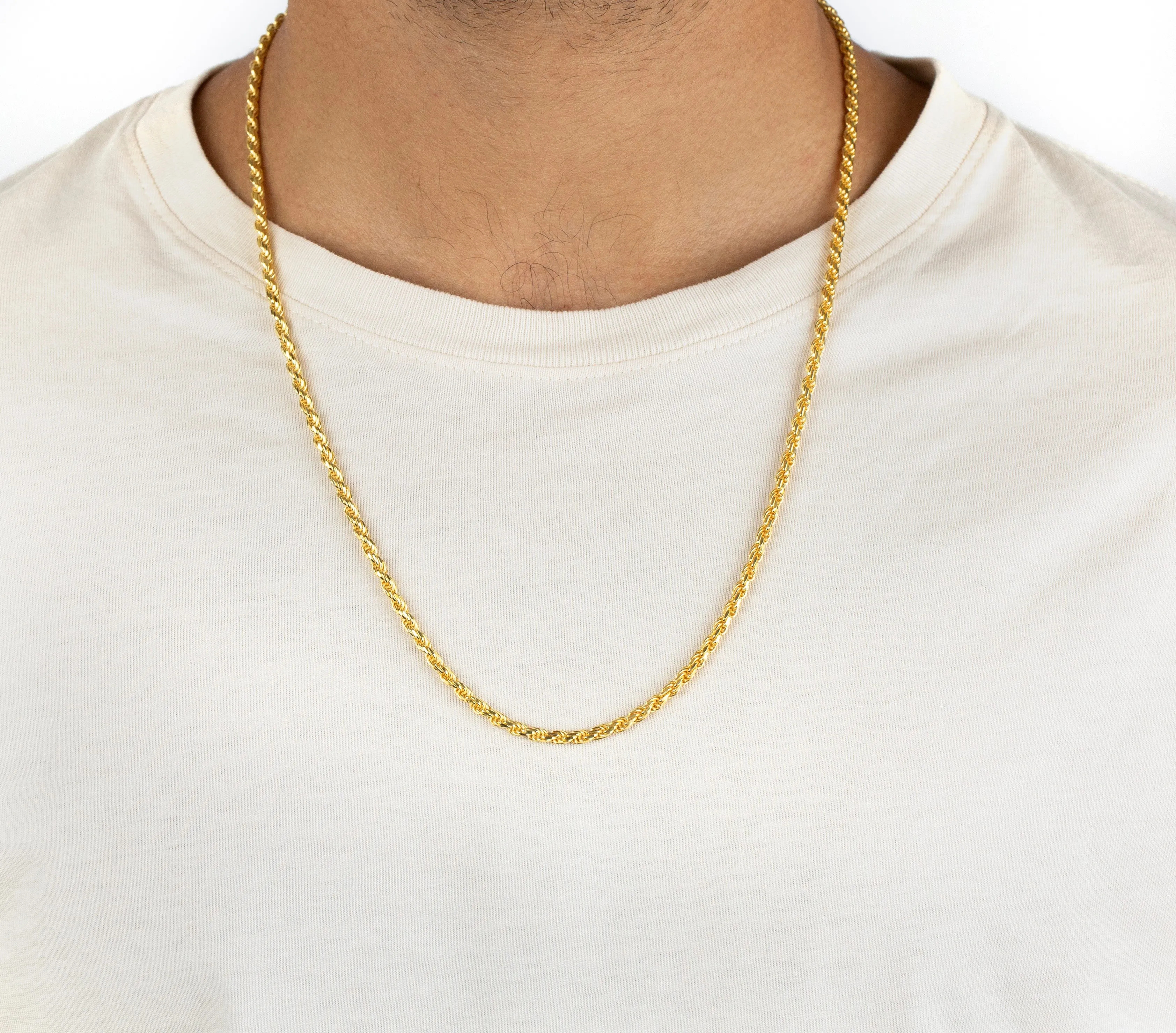 Men's Rope Chain Necklace