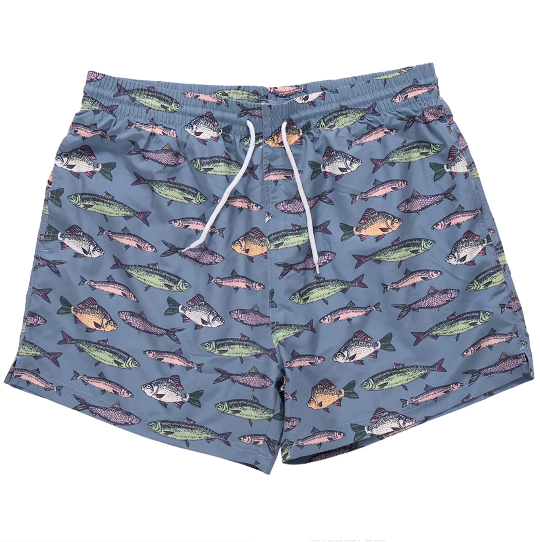 Mens Swim Trunk - Bluestone Multi Fishies