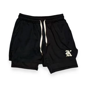 Mesh Liner Shorts (Black)