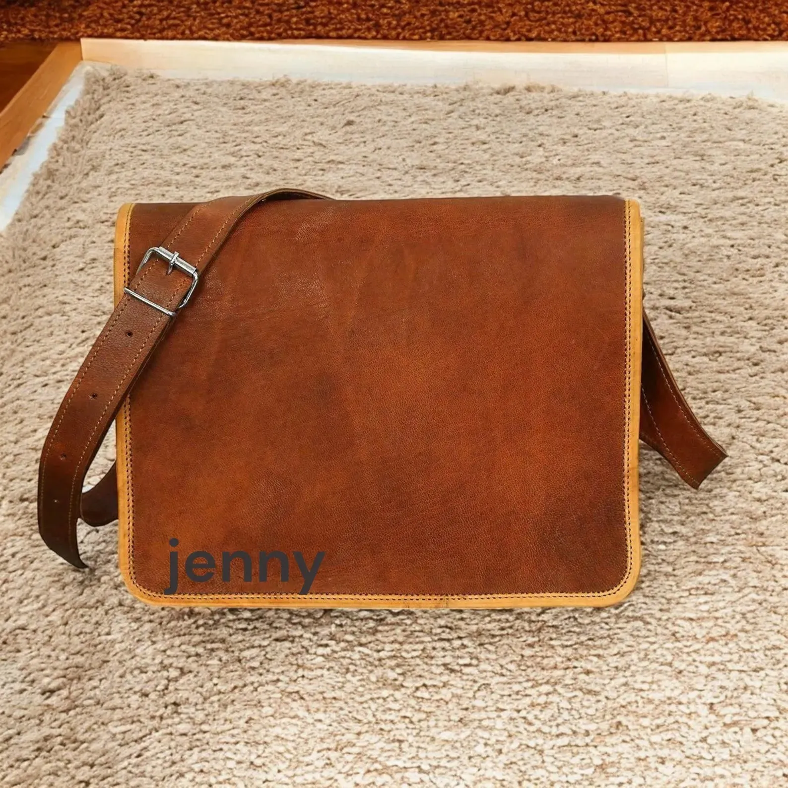 Messenger Bag – Classic Leather Unisex