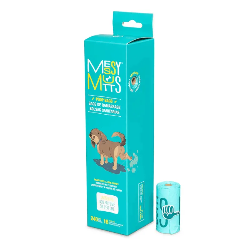 Messy Mutts  - Advanced BioRecycle Poop Bag Refill 16 pack