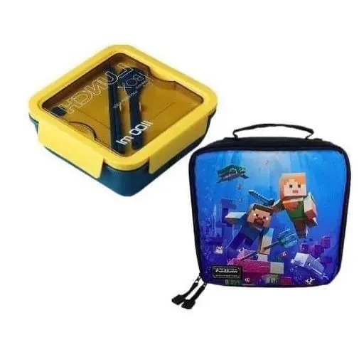 Mine & Dine Insulated Minecraft Lunch Bag