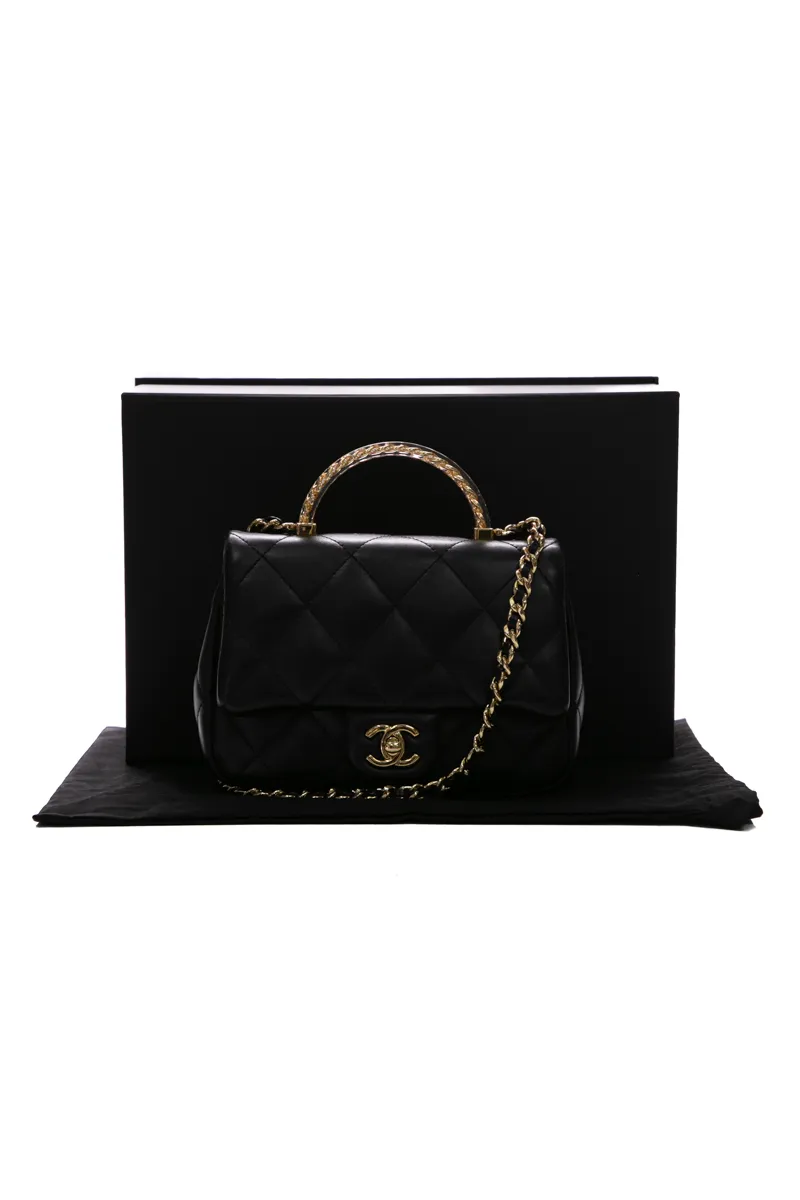 Mini Flap Bag with Top Handle