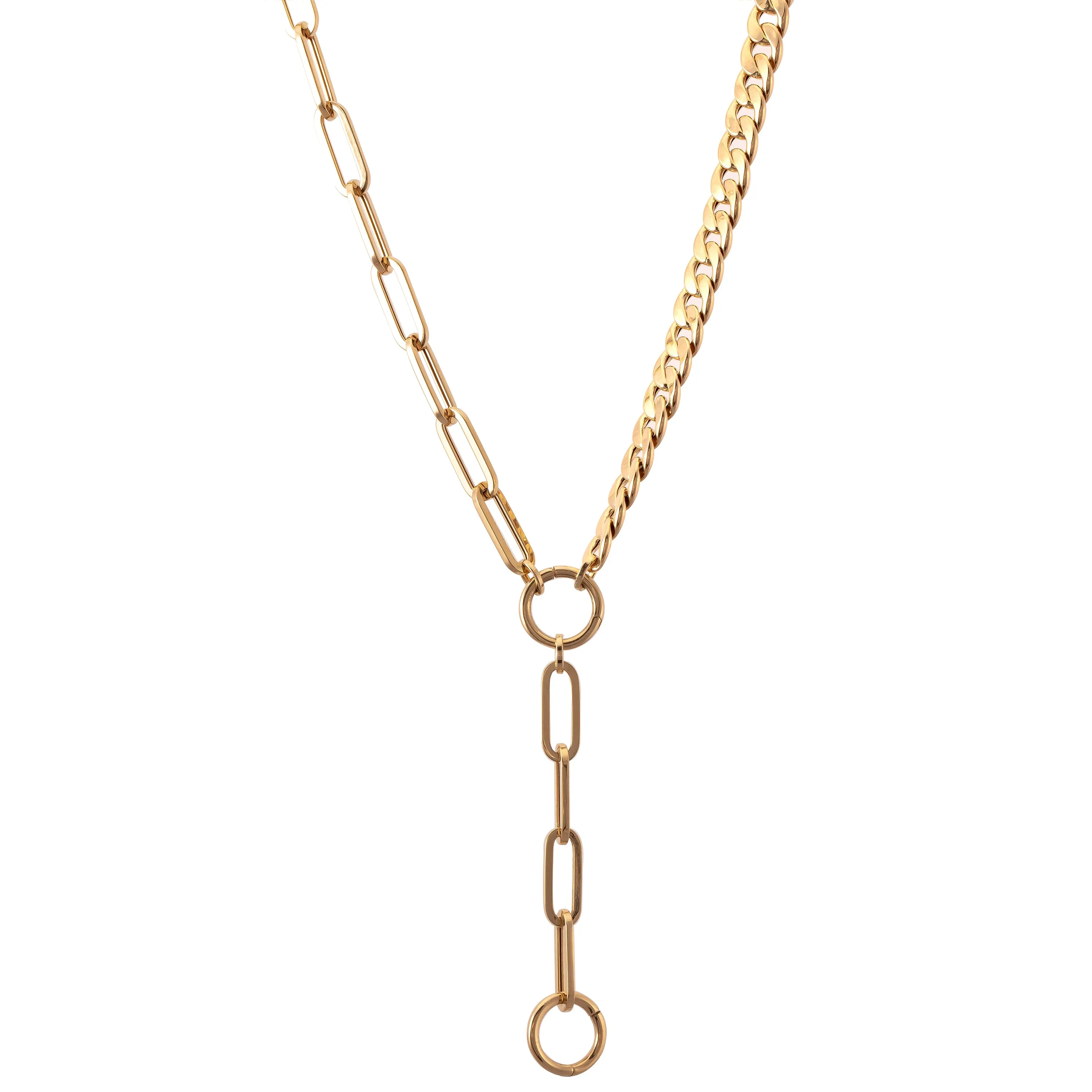 Mixed Y-Neck Chain