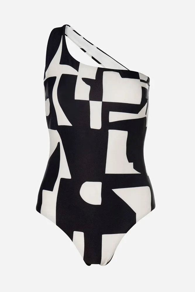 Mosaic | One Shoulder Swimsuit