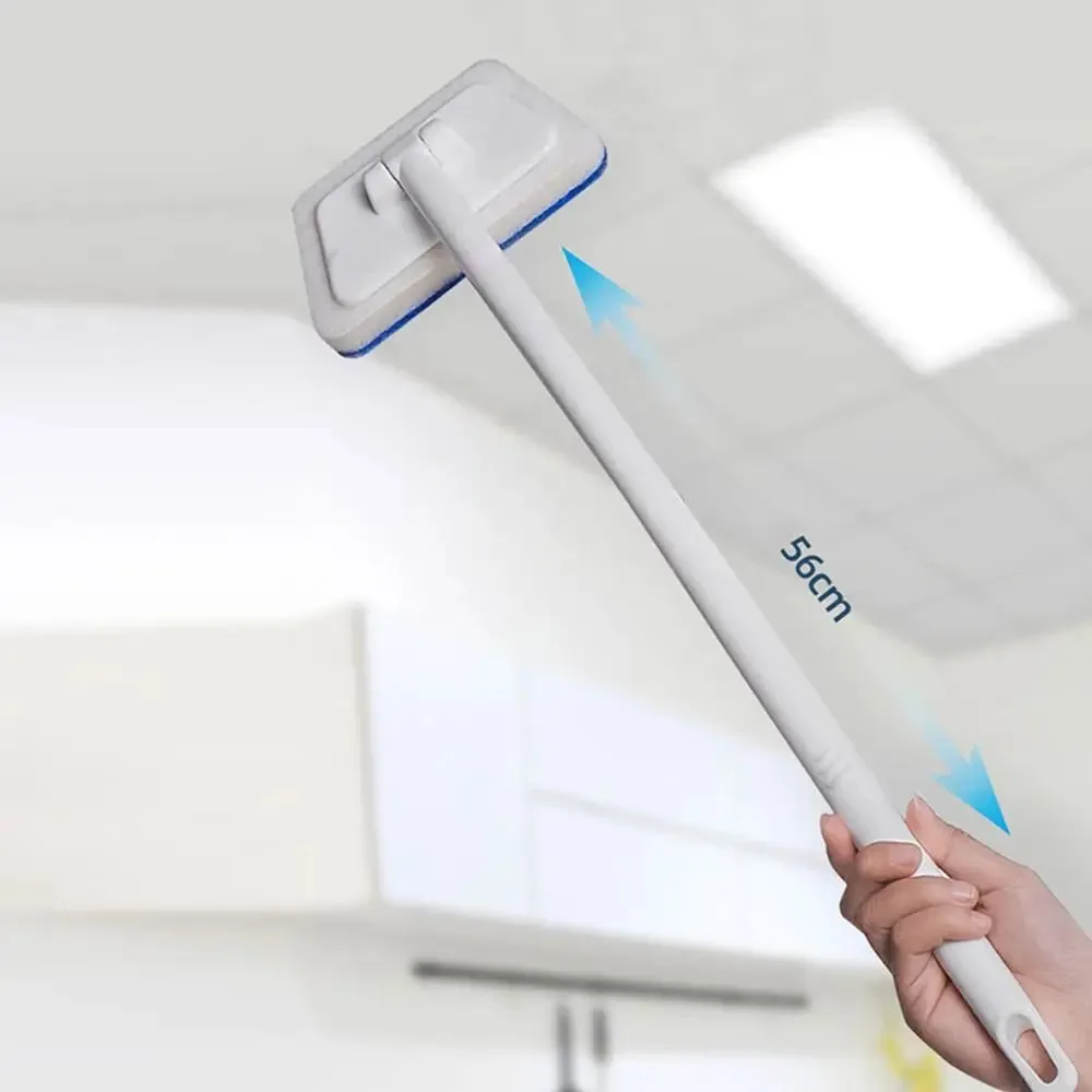 Multi-Function Bathroom Wall Brush - Long Handle