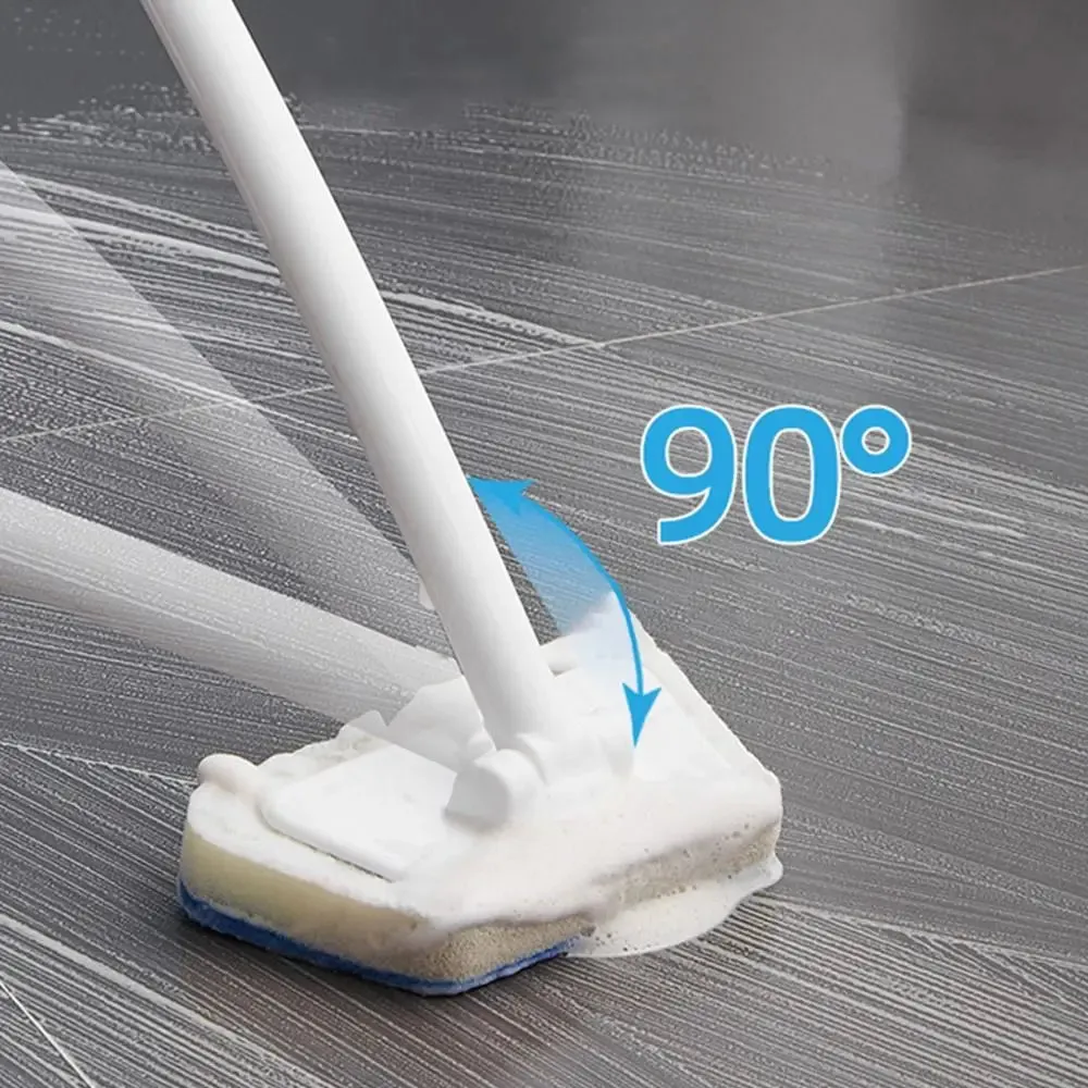 Multi-Function Bathroom Wall Brush - Long Handle