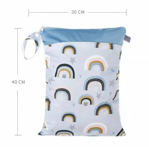 Multi functional double pocket wet bag   baby change mat bundle