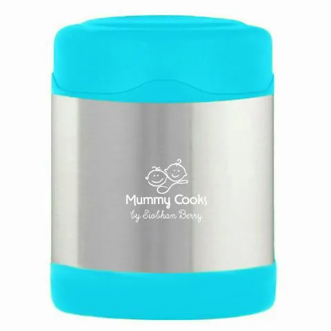 Mummy Cooks - Blue Food Flask - 300ml