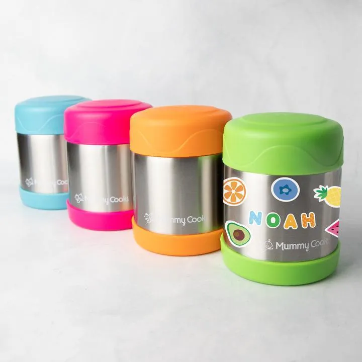 Mummy Cooks - Blue Food Flask - 300ml