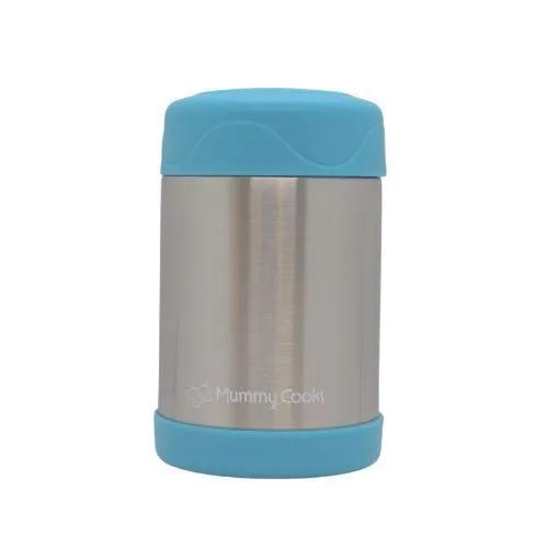 Mummy Cooks - Blue Food Flask - 450ml