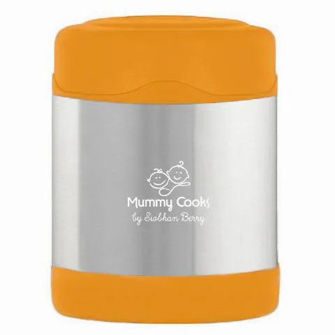 Mummy Cooks - Orange Food Flask - 300ml