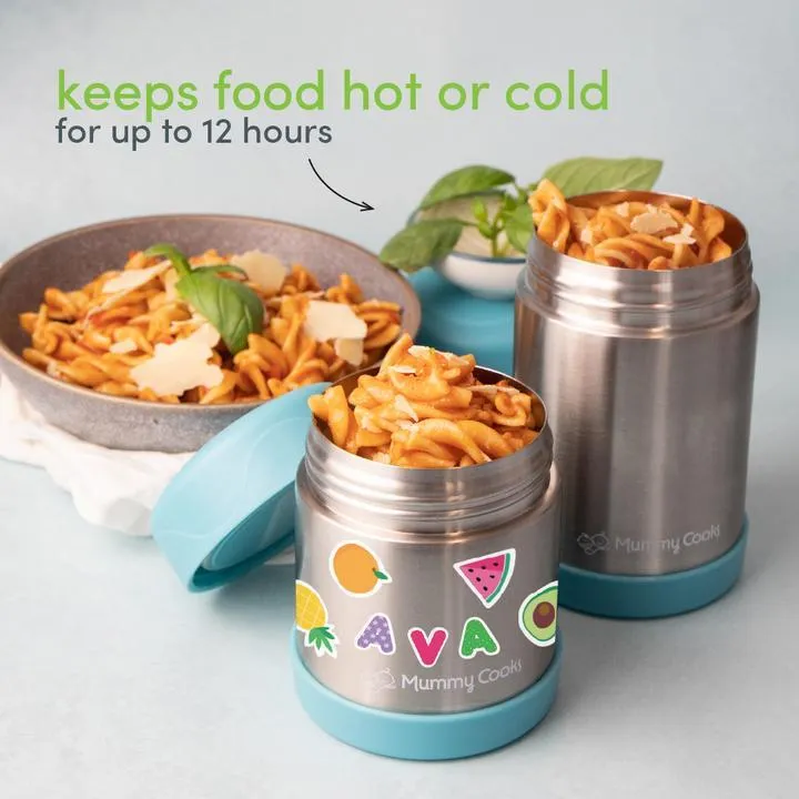 Mummy Cooks - Orange Food Flask - 300ml