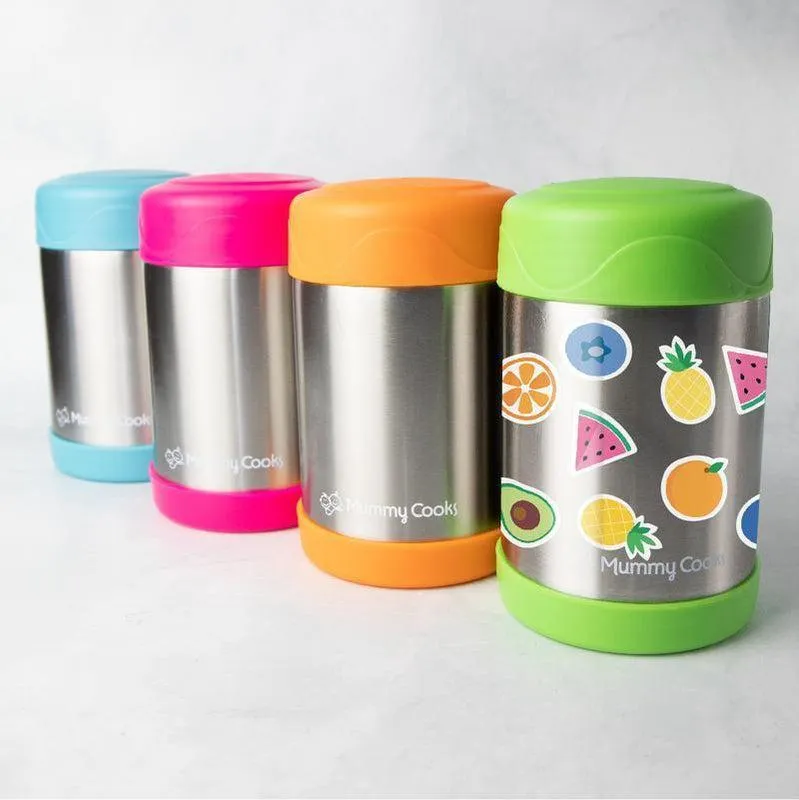 Mummy Cooks - Orange Food Flask - 450ml