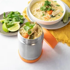 Mummy Cooks - Orange Food Flask - 450ml