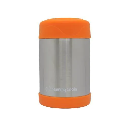 Mummy Cooks - Orange Food Flask - 450ml