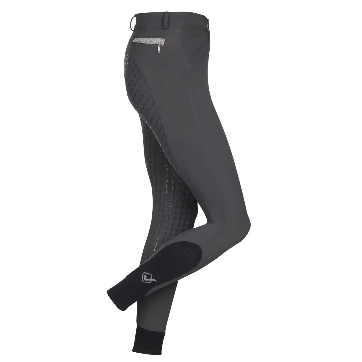 My LeMieux Dynamique Full Seat Ladies Breeches Graphite Grey