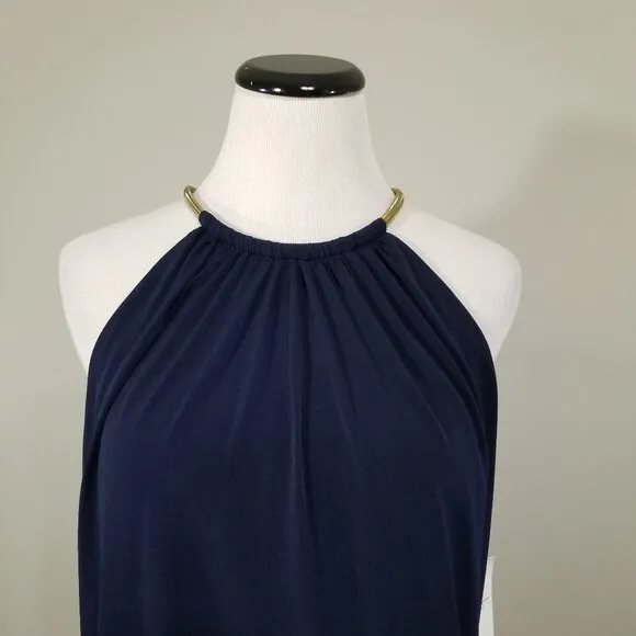 NEW Jessica Simpson Womens 8 Chain Neck Halter Dress Cocktail Party Night Out