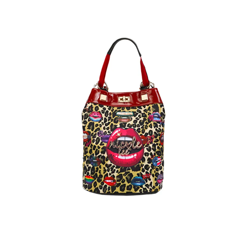 Nicole Lee USA Nylon Multifunctional Bucket Backpack