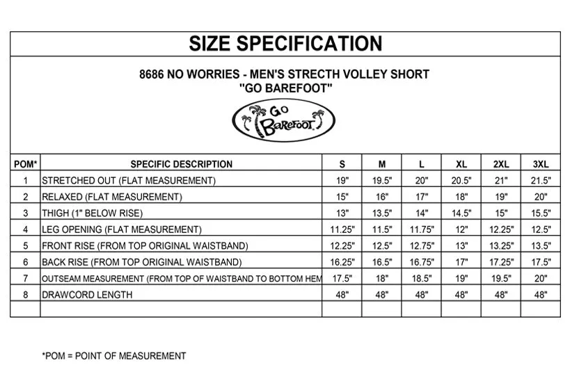 No Worries Volley Short (Charcoal)