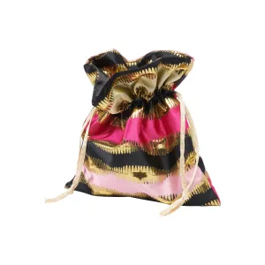 Noni Pouch - Lady Madonna Pink and Black