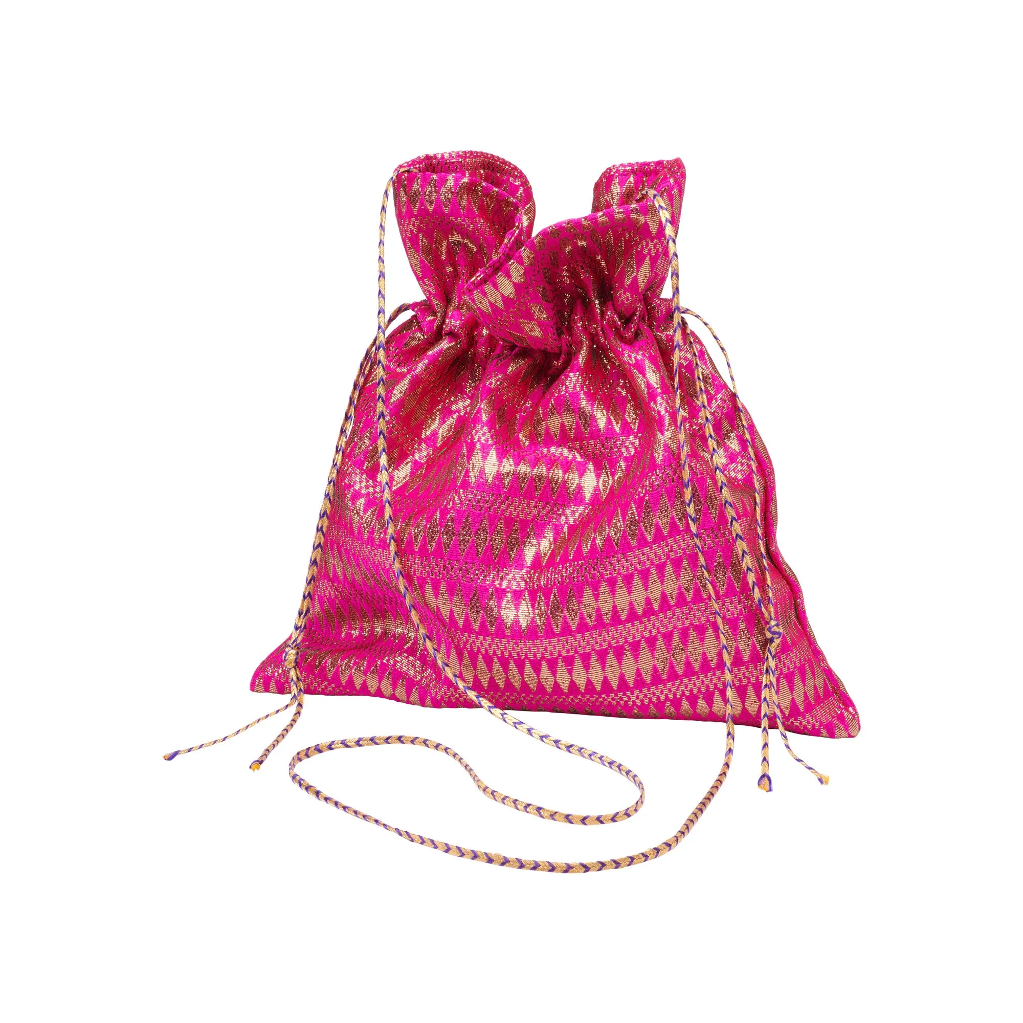 Noni Pouch - With Diamonds Hot Pink