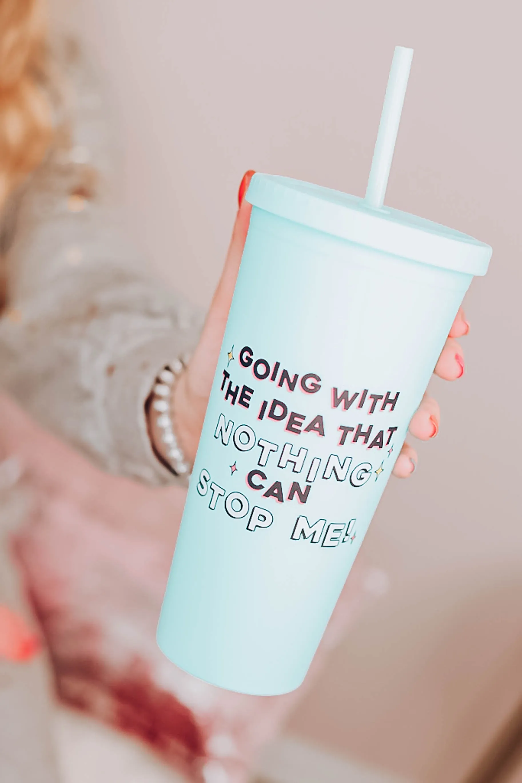 Nothing Can Stop Me Tumbler by Jadelynn Brooke